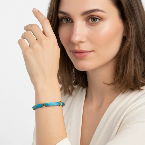 Pulsera roca oro - Imagen 2