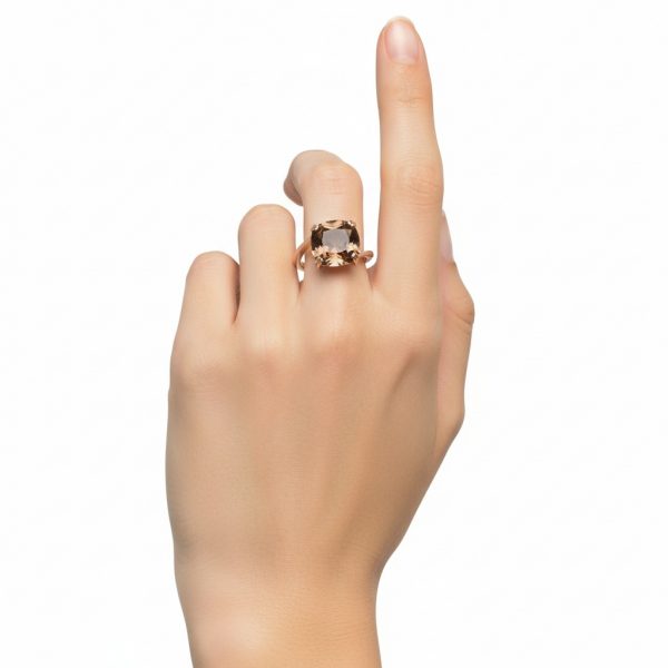Anillo vintage fumé - Imagen 3