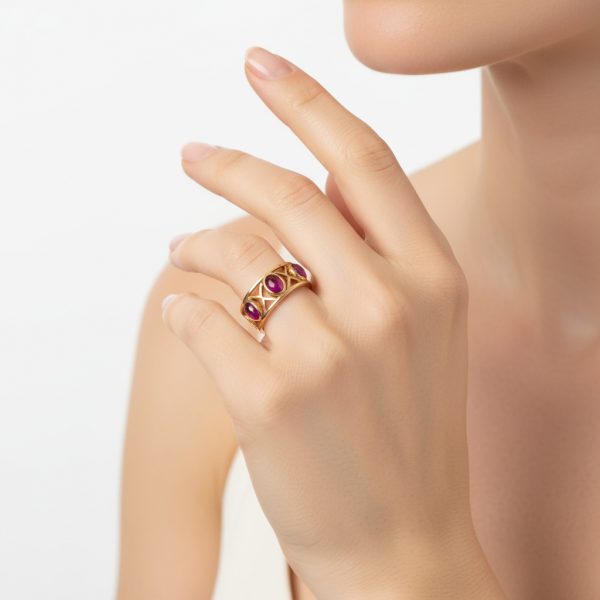 Anillo kati rubies - Imagen 2
