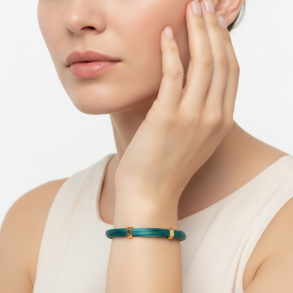 Pulsera roca oro - Imagen 2