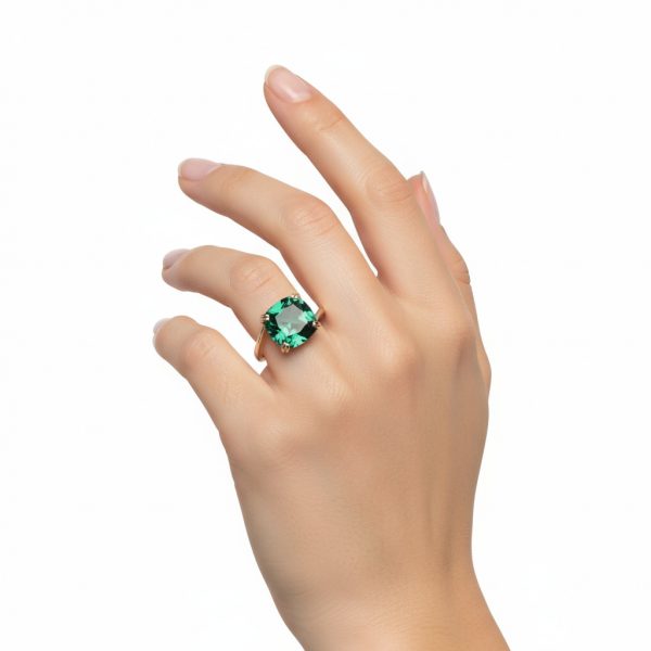Anillo vintage green - Imagen 3