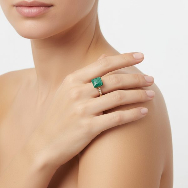 Anillo malaquita - Imagen 4