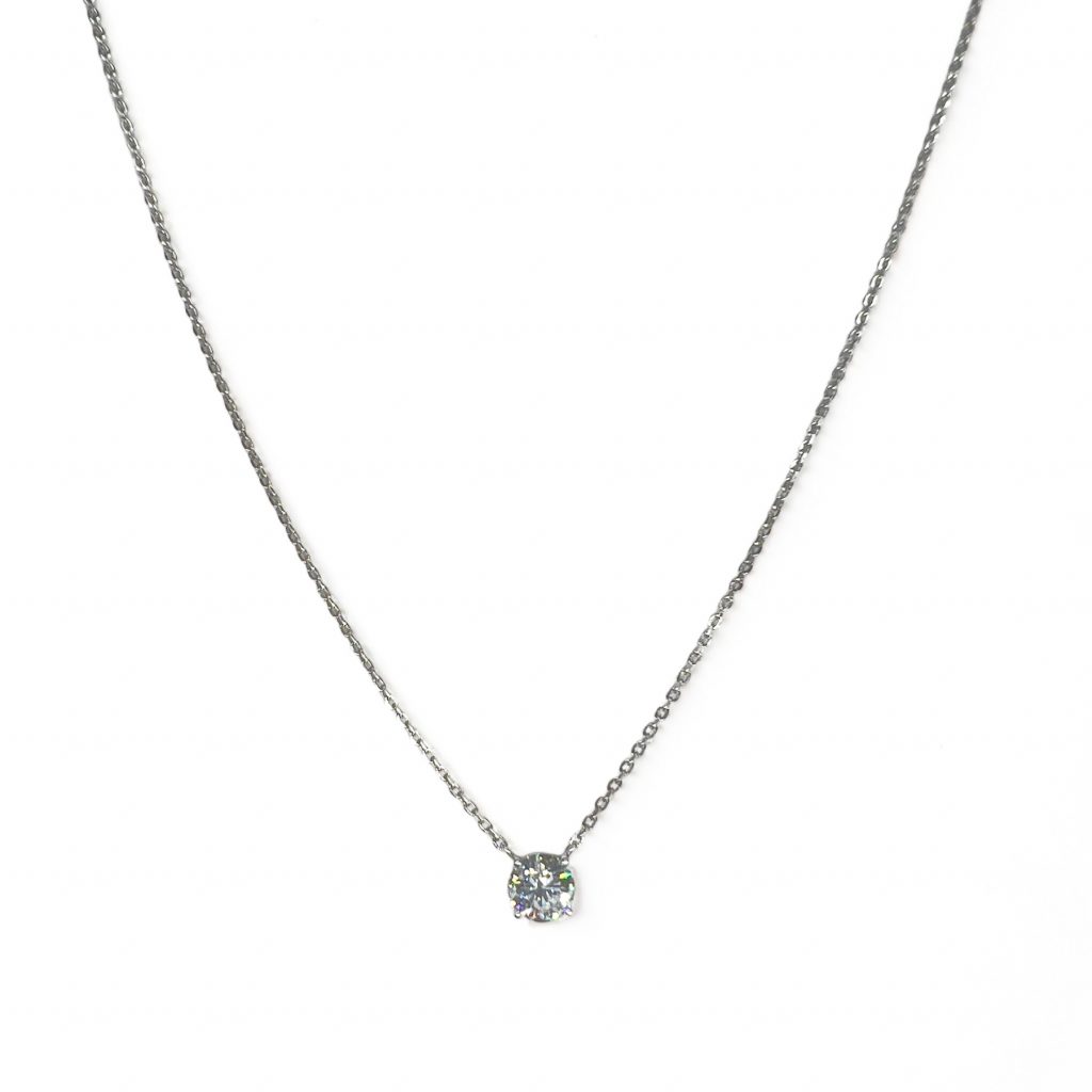 colgante brillante de 0.90 quilates