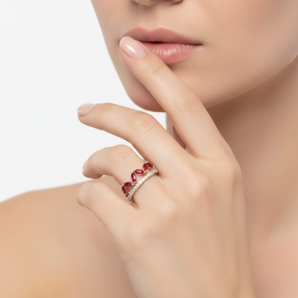 Anillo memphis rubies - Imagen 2