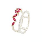 Anillo memphis rubies