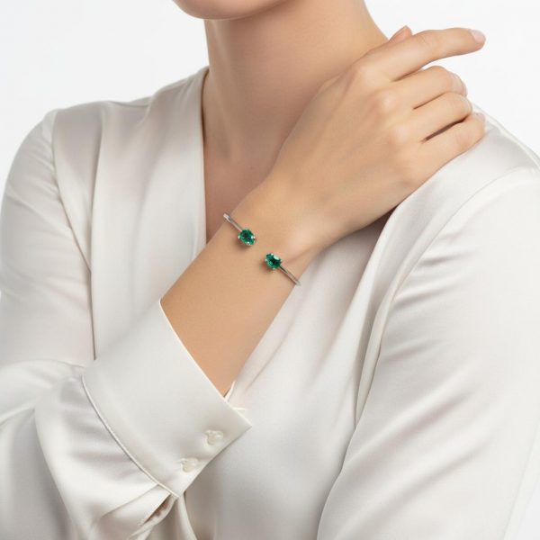 Pulsera flexi esmeraldas - Imagen 3