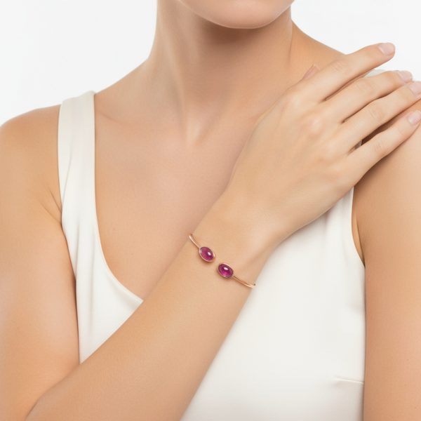 Pulsera flexi rubies - Imagen 2