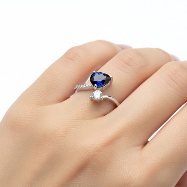 Anillo zafiro - Imagen 2