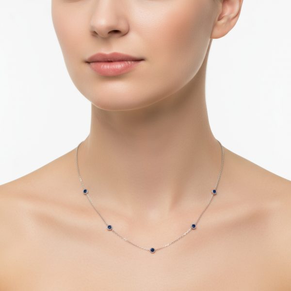 Cadena zafiros azules - Imagen 3