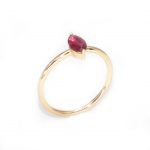 Anillo marquise rubi