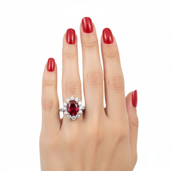 Anillo rubi burma - Imagen 3