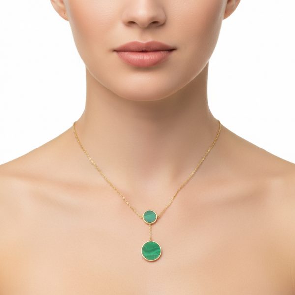 Collar dos malaquitas - Imagen 2