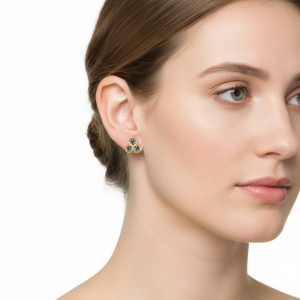 Pendientes sunny zafiro - Imagen 2