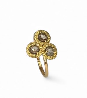 Anillo sunny diamante brown