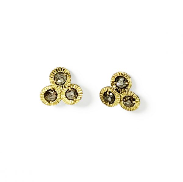 Pendientes Sunny Diamantes brown. J.Roca