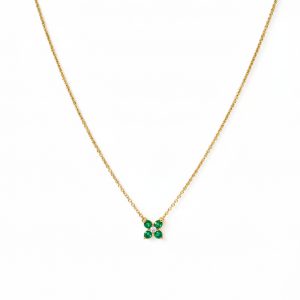 Collar rubi flor