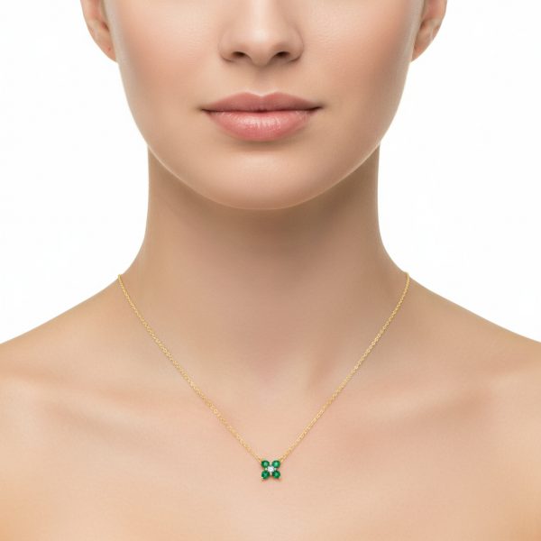 Collar rubi flor - Imagen 2